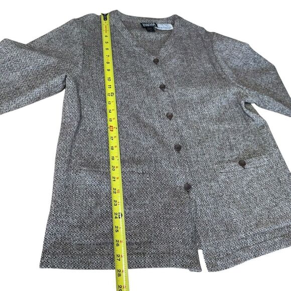 Vtg 80's Eileen Fisher Winston Wool Jacket Sz M Quiet Luxury Retro - Picture 6 of 6